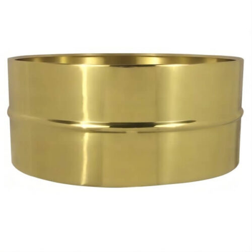 Brass Snare Drum Shell with Bearing Edge