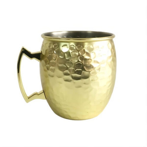 Moscow Mule Mug Cocktail Hammer Copper Plated Cup